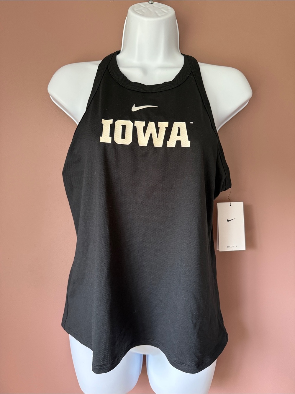 Nike Black Iowa Racerback Athletic Tennis Tank